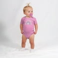 thumbnail image 2 of The Peanutshell Dino Girl Bodysuit Pack Baby Outfits for Baby Girls 3-6 Months, 4-Pack, 2 of 6
