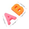 thumbnail image 2 of AURARMLET 700Ud Material Para Manualidades Letras De Alfabeto Coloridas Con Agujero Recto Para Bisutería, 2 of 8