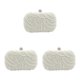 thumbnail image 1 of Minnieouse Manténgase a la moda con un bolso ligero y elegante Bolsos de noche Bolsos de mano Regalos Elegante blanco cremoso Type1 NO1, 1 of 6