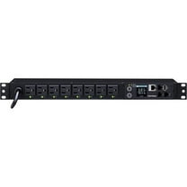 USA 12 ft. 100-120 V Switched Metered-by-Outlet PDU, 15A, 8 Outlets - 5-15R, 1U Rackmount