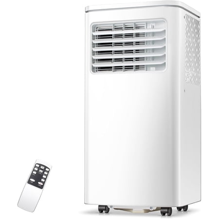 10000 BTU Portable AC with Cooling, Dehumidifier, Fan, Sleep Mode, Remote & Rolling Wheels