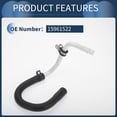 thumbnail image 6 of Unique Bargains Engine Heater Hose Assembly No.15961522 for Chevrolet Blazer 5.7L 1992-1994 Rubber Black 1 Pc, 6 of 6