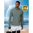 thumbnail image 3 of TRYSIL Men's Athletic Hoodies Long Sleeve Fishing Lightweigh Pullover Shirts UPF 50+ Sun Protection Shirts Rash Guards, 3 of 6