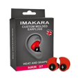 thumbnail image 1 of Noise-isolating Earplugs Custom Molded Earplugs For Shooting Travel Swimming Sleeping, Red, 1 of 1