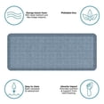 thumbnail image 2 of GelPro Designer Comfort Tweed Kitchen Floor Mat 20"x48" Hydrangea, 2 of 5