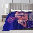 thumbnail image 5 of Blanket Ross Musics Lynch Throw Flannel Blankets Warm Soft Cozy Fuzzy Air Conditioning Blanket for Living Room Sofa Bed Gift Blankets for All Seasons 30"x40", 5 of 6