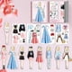 thumbnail image 2 of Magnetic Dress Up Baby, Magnetic Princess Dress Up Paper Doll Magnet Dress Up Games, Pretend Travel Playset Toy Dress Up Dolls For Girls Gifts, 2 of 2