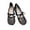 Black, variant on Women’s Polka Dot Mesh Bow Closed Toe Mary Jane Flat Shoes, Thin Non Slip Sole, Light Footwear