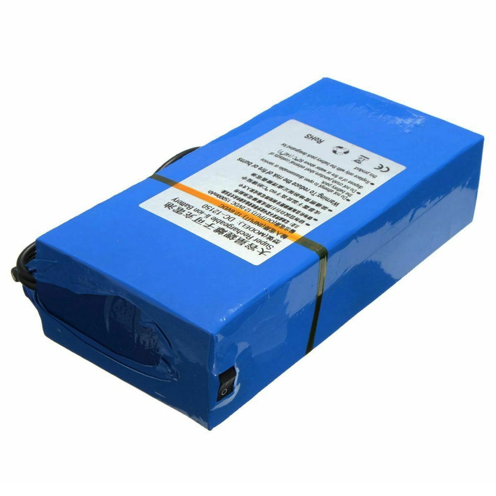 12V DC-12150 Rechargeable Polymer Power Battery Pack 15000mAh High-capacity Batteries with Charger