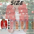thumbnail image 3 of Winter Plus Size Fall Sweaters for Women Women Christmas 3d Snowflake Button Deer Plush Sweater Cardigan Features: Brick Red XXL, 3 of 7