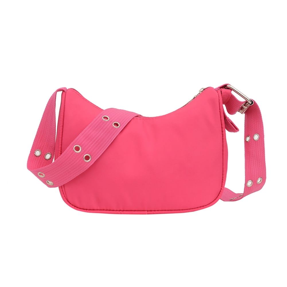 Candy Color Women Corduroy Cross Body Shoulder Bag Zipper Pocket Pouch Purse UK