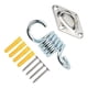 thumbnail image 3 of Swing Hanger Set Burr Free High Hardness 551lb Capacity Stainless Steel Ceiling Hanging Kit for Swings for Hammock, 3 of 8