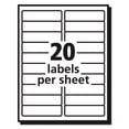 thumbnail image 4 of Etiquetas de dirección Avery imprimibles de 1 x 4 cm, transparente mate, 1000 unidades, 4 of 8