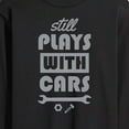 thumbnail image 3 of Instant Message - Plays With Cars Still - Men's Long Sleeve T-Shirt, 3 of 6