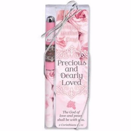 - Christian Tools of Affirmation 190825 Pen & Mothers Day Bookmark - Precious & Dearly Loved Gift Set
