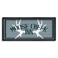 thumbnail image 2 of Stupell Industries Blue Moose Creek Inn Sign Rustic Antlers Cabin Theme Framed Wall Art, 24 x 10, Design by Kim Allen, 2 of 5