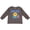 Charcoal Grey, variant on Myrtle Beach Vacation Time Girls Long Sleeve Toddler T-Shirt