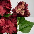 thumbnail image 6 of Briful 3PCS Artificial Red Hydrangea Flowers 28" Long Stem Silk Faux Hydrangeas Fake Flower Floral Arrangement Bouquets for Vase Centerpieces Decor, 6 of 7