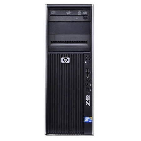 HP Z400 Workstation, 1x Xeon X5675 3.06GHz Six Core Processor, 4GB DDR3 Memory, 2x 1TB 7.2K 3.5" SATA Drives, AMD HD 8350 Video Card, Windows 10 Professional Installed, (Refurbished)