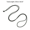 thumbnail image 3 of Unique Bargains 1 Pc Festival Wrap Belt Elegant Pure Leather Cord End Knot Adjustable Waist Cord for Women Black, 3 of 5