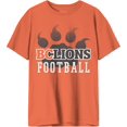 thumbnail image 1 of CFL British Columbia Lions Lion Print Orange 2X-Large T-Shirt, 1 of 3