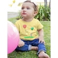 thumbnail image 2 of Pooh Bear W Balloons T-Shirt Infant -Smartprints Designs,  6 Months, 2 of 4