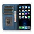 thumbnail image 7 of Case for Samsung Galaxy A12 5G Wallet with Credit Card Holder, Strong Magnetic Closure PU Leather Flip Cover with Folio Kickstand Protection Full Body Shockproof Case for Samsung Galaxy A12 5G, Blue, 7 of 7