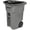 Graystone, variant on 64 Gallon Heavy Duty Trash Can with Wheels, Rolling Garbage Bin with Lid, Durable Outdoor Waste & Recycling Container, Graystone