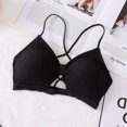 thumbnail image 4 of Guardurnaity Sujetador sexy para mujer, talla ajustable para mayor comodidad, ropa interior femenina, sujetador deportivo push-up con costuras. Ropa interior amarillo, 4 of 6