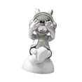thumbnail image 4 of TISHITA Astronaut Figurine Modern Statue, Creative Collectible Resin Astronaut Sculpture Desktop Ornament for Living Room Office Desk A, 4 of 8