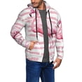 thumbnail image 2 of Honeii Flamingo Print Hoodies for Men, Pullover & Full Zip, Breathable Zip up Hoodie, Sweatshirt-X-Large, 2 of 5