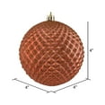 thumbnail image 5 of Vickerman 4" Coral Durian Glitter Ball Ornament, 6 per Bag, 5 of 5