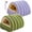 2pcs-D, variant on Winter Cat Cave Bed, Warm Fluffy Pet Bed with Removable Cushion for Indoor Cats and Small Dogs, Washable Anti-Slip Cat House in Multiple Colors and Sizes