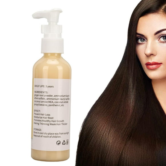Ginger Hair Repairing Shampoo, Remove Dandruff Softening Ginger Shampoo Promote Growth 100ml for Daily Use