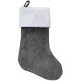 thumbnail image 1 of HOME'S FRIEND Christmas Stockings with Letters, 18 Inch Plush Monogram Christmas Stockings,Name Initial Large Embroidered Stockings,Christmas Tree Dec, 1 of 3