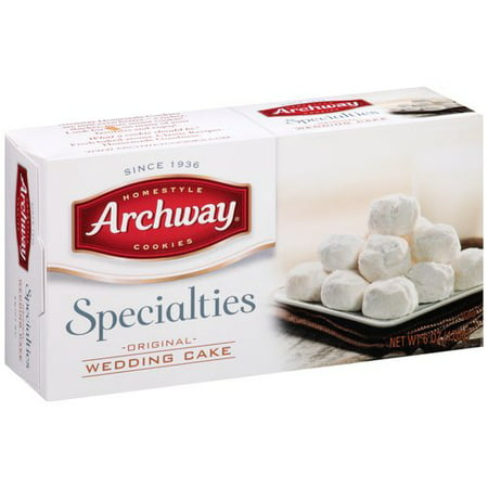 Archway Specialties Original Wedding Cake Cookies, 6 oz ...