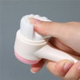 thumbnail image 3 of Cepillo facial de silicona 3D, cepillo de limpieza manual, limpiador facial, cepillo de limpieza de cabello suave, cepillo de masaje de doble cara, 3 of 6