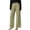 *Yellow, variant on ClodeEU Women's Striped High Rise Wide Leg Cropped Pant, Casual Slim Ankle Length Pants with Pockets Blue,Women's Plus M