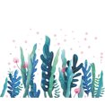thumbnail image 2 of Bearachild Adhesivo de pared calcomanías de dibujos animados Seagrass Mural avión arte póster autoensamblaje DIY decoración extraíble niños regalos Decoración del hogar Bearachild HA077588-00B, 2 of 6