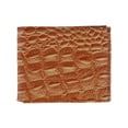 thumbnail image 1 of CTM®  Alligator Print Bifold Wallet (Men's), 1 of 3
