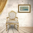 thumbnail image 3 of Vess, June Erica 24x14 Gold Ornate Wood Framed with Double Matting Museum Art Print Titled - Shoreline Signs III, 3 of 4