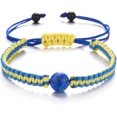 thumbnail image 5 of Ukraine National Flag Bracelet Handmade Blue Yellow Braided Rope Charm Bracelets Wristband Women Men Friendship Jewelry Useful Design Kuyhfg Bienvenido a Kuyhfg, 5 of 5