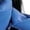 Blue, variant on Kids Thickened Down Cotton Jacket Coat Warm Winter Solid Color Outerwear for Middle Big Children Padded Parka