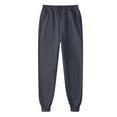 thumbnail image 6 of BRDFRL Women's Sweatpants Petite Length Pockets Pants Casual Workout Athletic Joggers Drawstring Waist Sweat Pants Dark Gray 2XL, 6 of 7