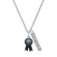 thumbnail image 1 of Delight Jewelry Silvertone Best in Show Blue Ribbon Silvertone Always My Mother Bar Charm Necklace, 23", 1 of 4