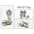 thumbnail image 4 of Dog Cat Storage Tube Anti Lost Address Label Mini Metal Collar Tube Necklace Pendants Pitbull, 4 of 5