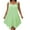 Green, variant on Womens Plus Size Dress Sleeveless Tank Dress Loose Flowy Cover ups Beach Swimsuit Sundress