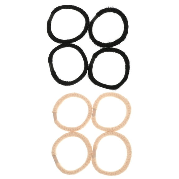 Soimiss Ponytail Holders Scrunchies Hair Ties Seamless Elastic Assorted Color 8pcs