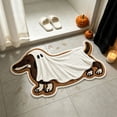 thumbnail image 5 of Halloween Rug BUTASY Halloween Ghost Rug, Cute Non-Slip Ghost Front Door Mat Washable Welcome Halloween Floor Mat for Entrance, 5 of 6