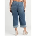 thumbnail image 2 of Jessica Simpson Women's and Women's Plus Zinnia Boyfriend Jeans, 25" Inseam, Sizes 2-24, 2 of 6